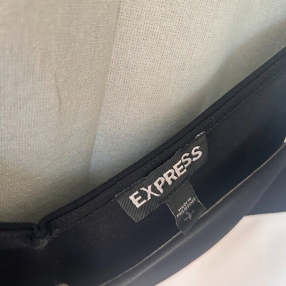 Express Black White Lace Cami Camisole Tank Top - Picture 4 of 4